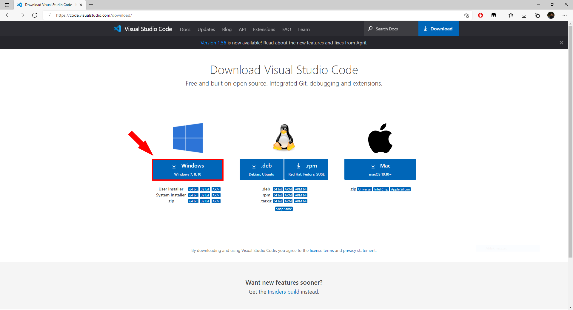 descargar visual studio code