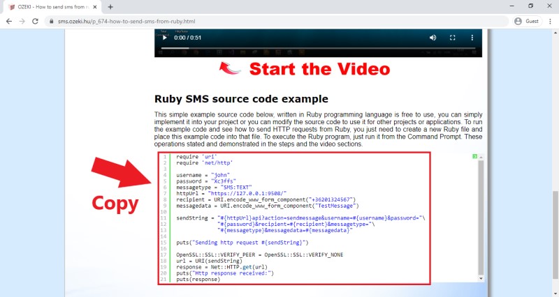 Quellcode von der Website kopieren