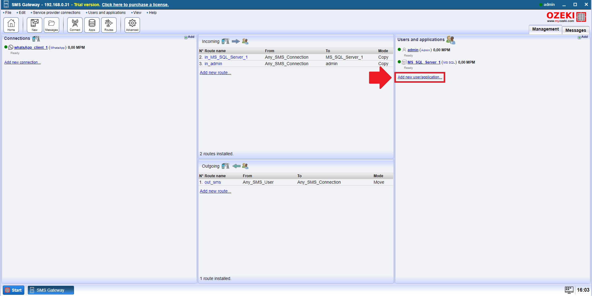 neue SQL-Verbindung