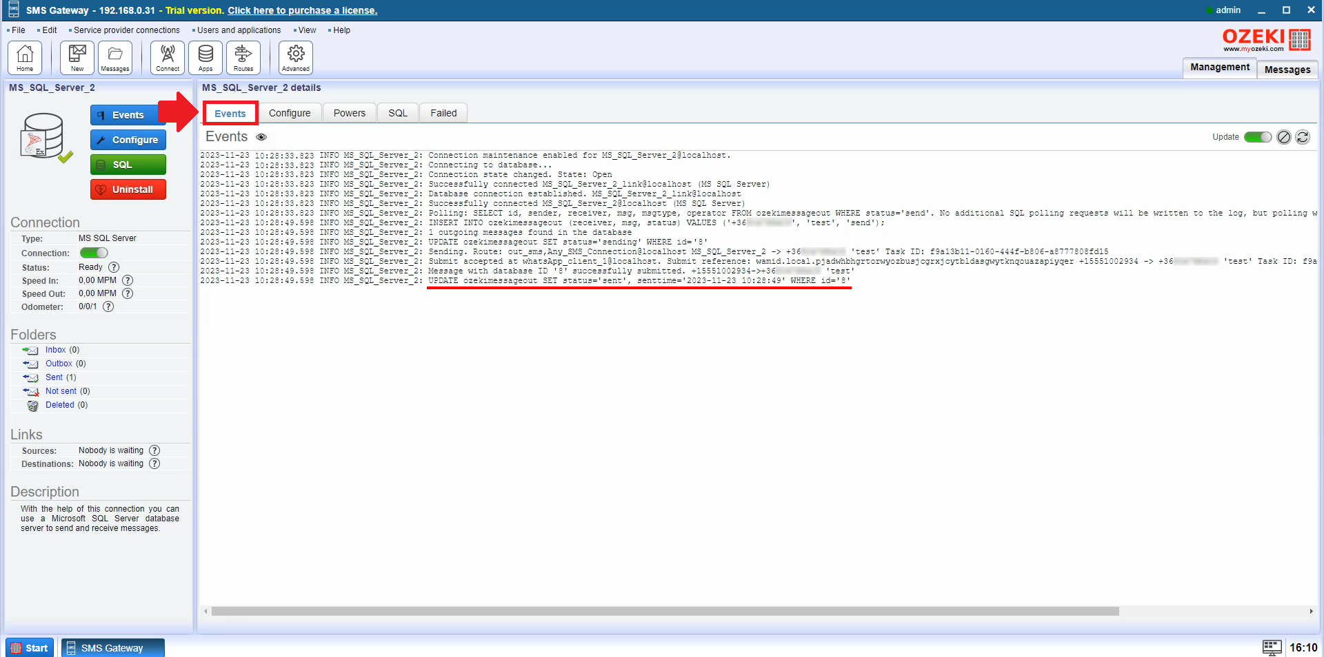 SQL-Protokoll
